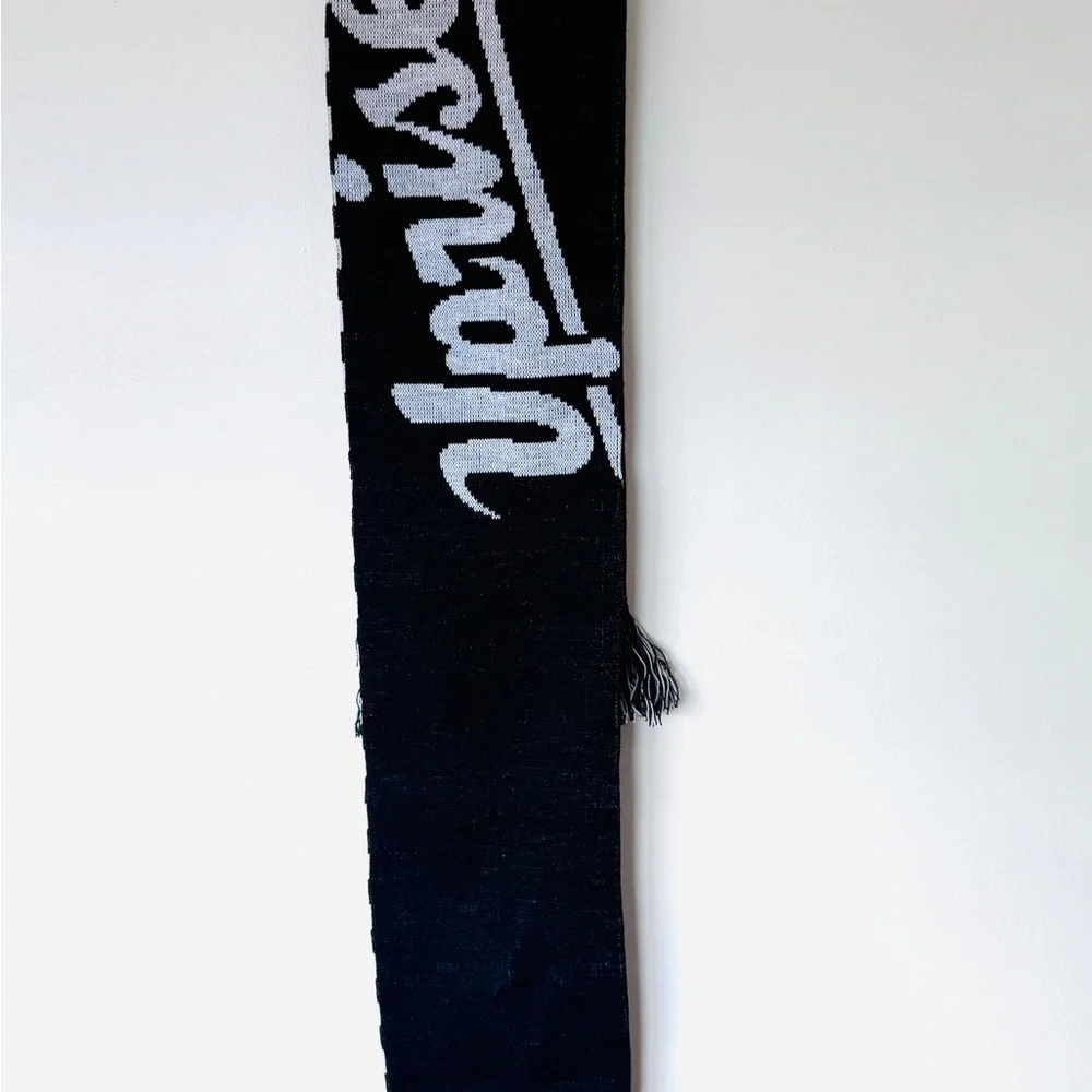 NWOT Checkered Black and White Scarf